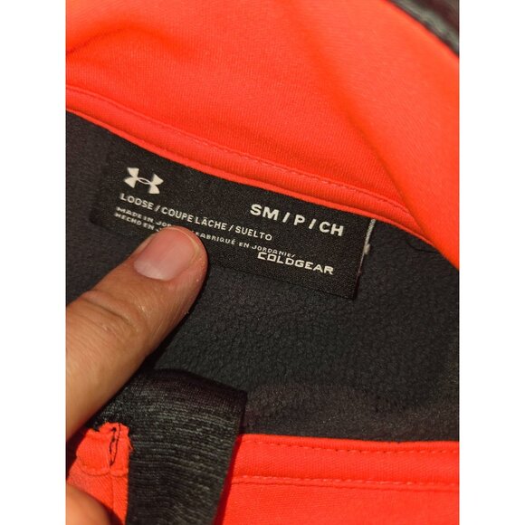Under Armour Mens ColdGear Quarter-Zip Pullover Small Loose Fit - Picture 5 of 7